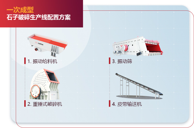 一次成型石子破碎生產線工藝流程圖