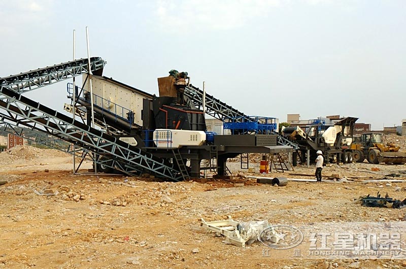 河南許昌時產100噸建筑垃圾處理廠